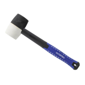 FAI/FULL B&W RUBBER MALLET 16OZ F/G HANDLE