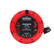 FAI/FULL CABLE REEL 240V 10M 10A 4 SOCKET