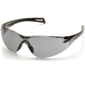 Pyramex PMXSLIM Slim Fit Grey Smoke Safety Glasses Anti Fog H2X