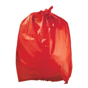 Coloured Refuse Sack  18 x 29 x 39 Pack 200 Red