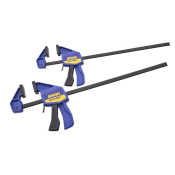 IRWIN   QUICK CHANGE BAR CLAMP SET 12IN 2PACK