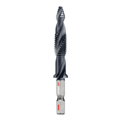 RUKO ULTIMATECUT Combi machine tap with FLOWSTEP tip HSS bit shank RUnaTEC