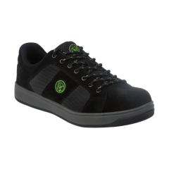 Apache Kick Black Suede Cup Sole Safety Trainer