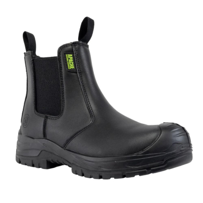 Apache Brooks Recycled Leather Black Dealer Boot