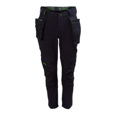 Apache Calgary Black 4 Way Stretch Trouser