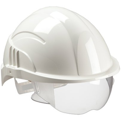 Centurion Vision Plus White Slip Ratchet Helmet