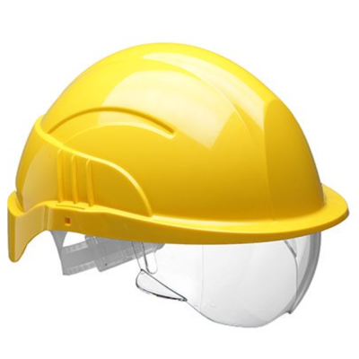 Centurion Vision Plus Yellow Slip Ratchet Helmet